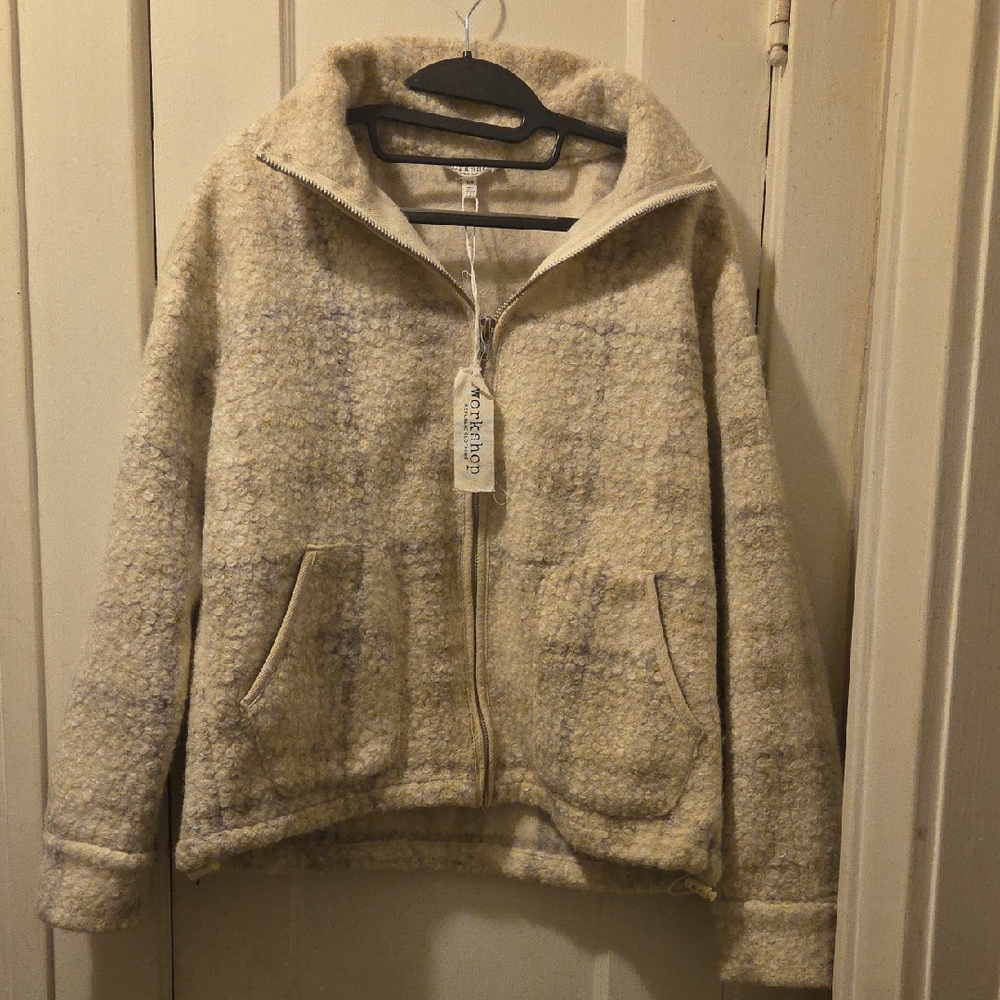 Workshop Republic Clothing Cream Jacket
